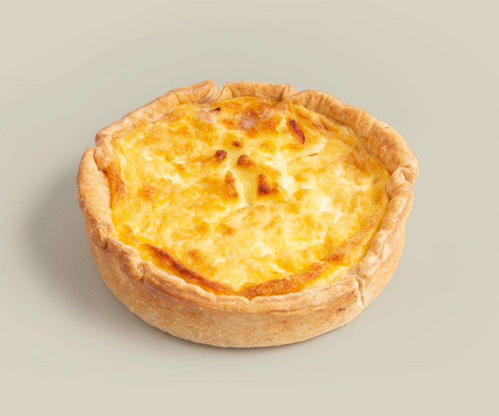 QUICHE DE JAMÓN Y QUESO